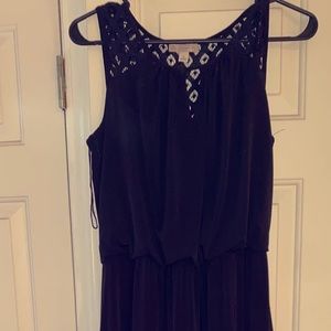 Adorable black maxi type dress! Only wore once!